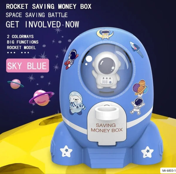 Rocket Saving Money Box