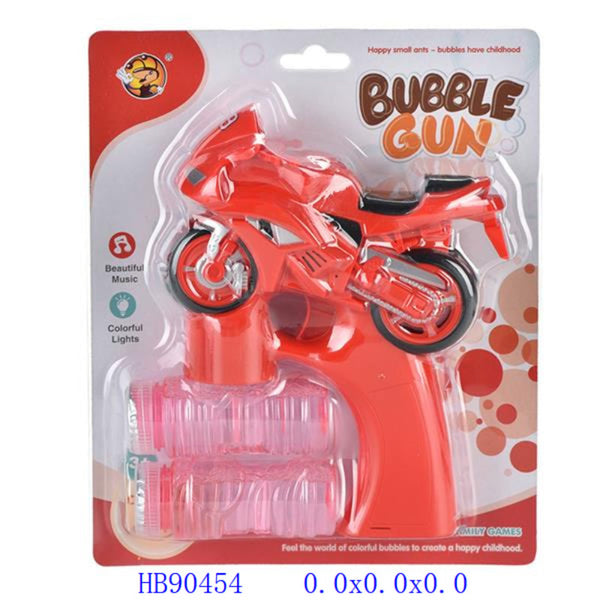 Bike Bubble Gun with Light and Sound