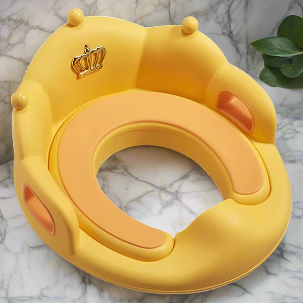 Yellow Crown Design Potty Training Seat