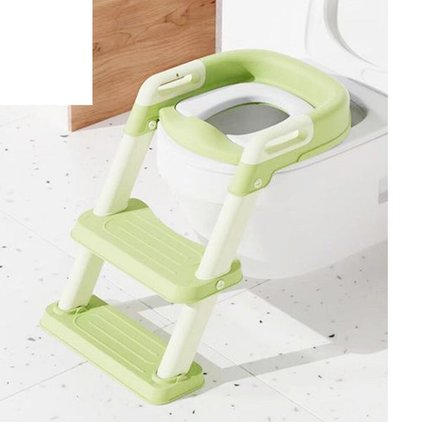 Toddler Potty Seat with Built-In Ladder and Handles