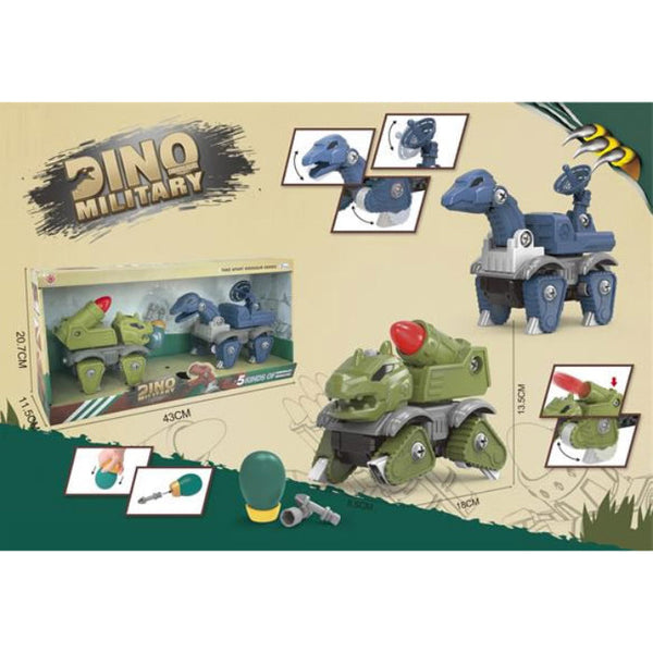 Dino Military Vehicle Set