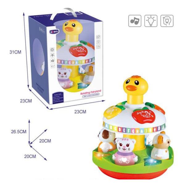 Abero Rotating Fairyland Musical Baby Toy
