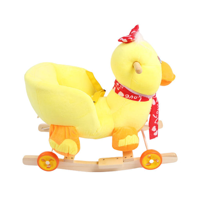 Duck Riding Toy Plush Duck 2-in-1 Rock and Ride-On Toy – Giggle Nest