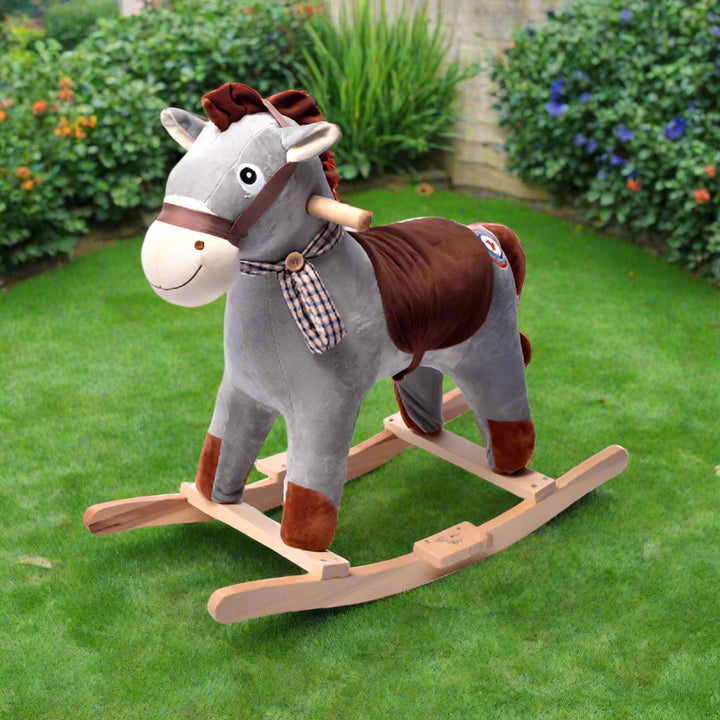 Donkey King Rocking Donkey King Plush Rocker (RH-2018A) β Giggle Nest