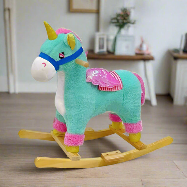 Plush Unicorn Rocker for Kids