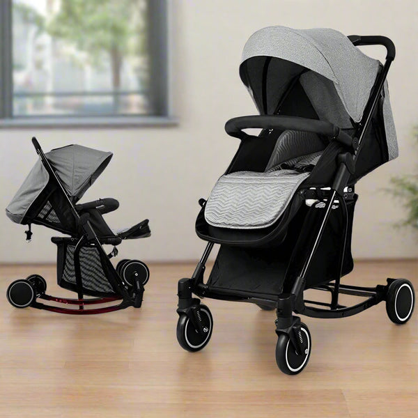 2-in-1 Baby Rocker & Stroller – Convertible Comfort for Little Ones