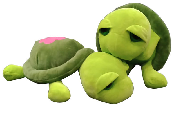 Cute Super Green Big Eyes Stuffed Tortoise