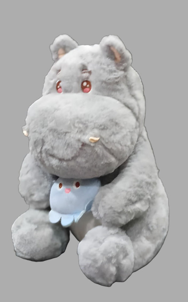 Soft Hippo Plush Toy