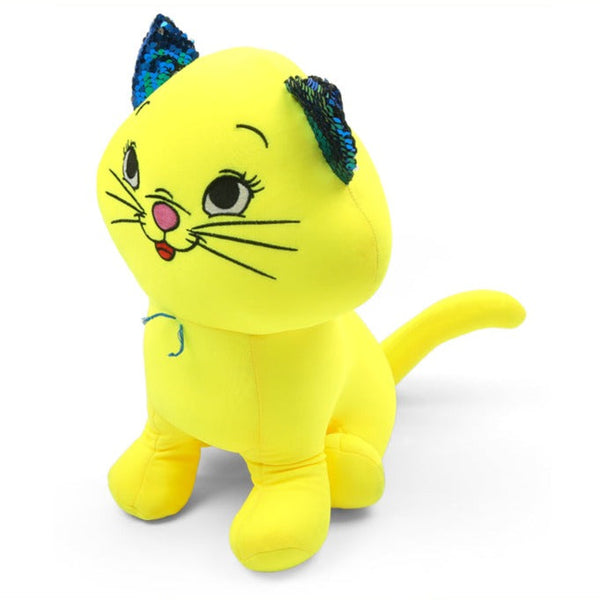 Stuffed Toy Cat - Yellow