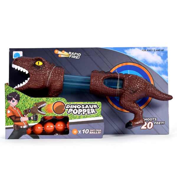 Dinosaur Popper with 10 Soft Balls