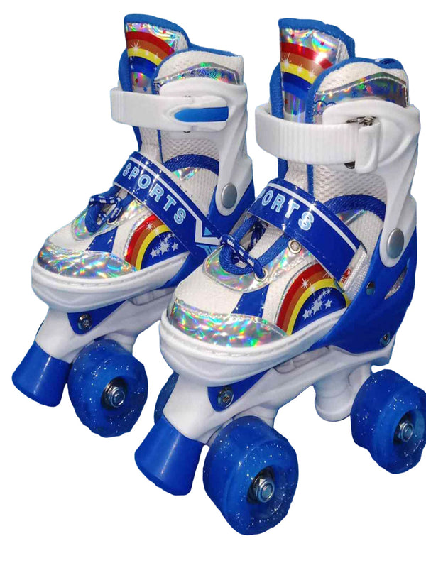 4 Wheels Skate Shoes – Medium Size Roller Shoes with Adjustable Fit for Kids