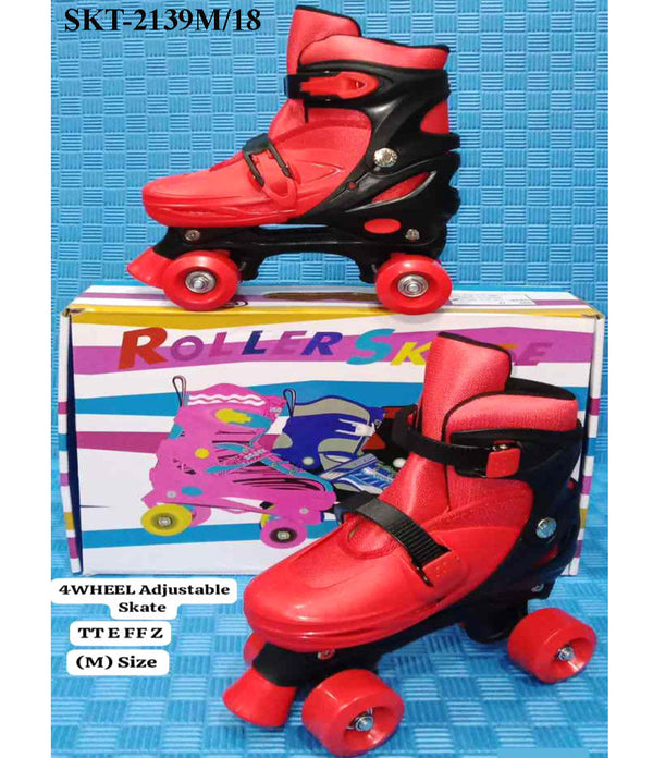 Kids 4-Wheels Skate Shoes Deluxe - Medium