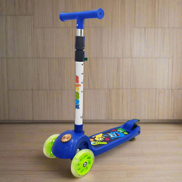RollieRider 3-Wheel Kick Scooter with Lights