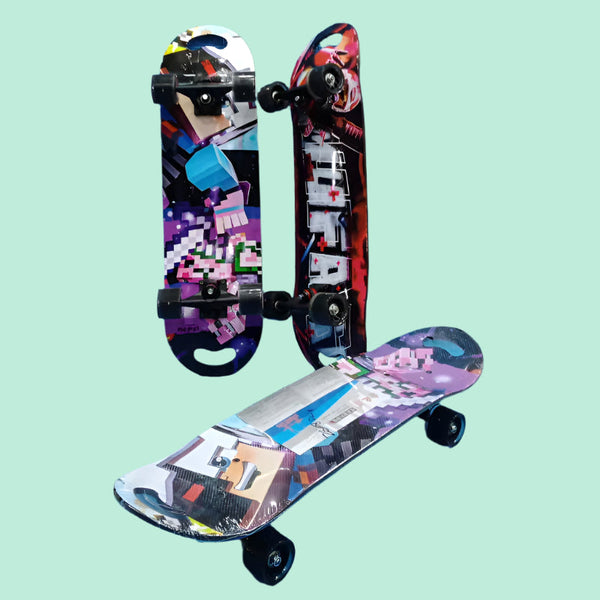 Deluxe Plastic Skateboard – XL 28" Size for Kids & Teens