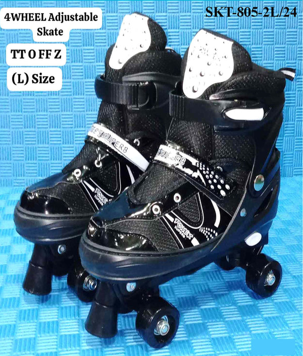 Kids 4-Wheels Skate Shoes Deluxe - Large