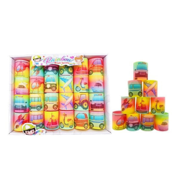 Colorful Vehicle Magic Spring Toy
