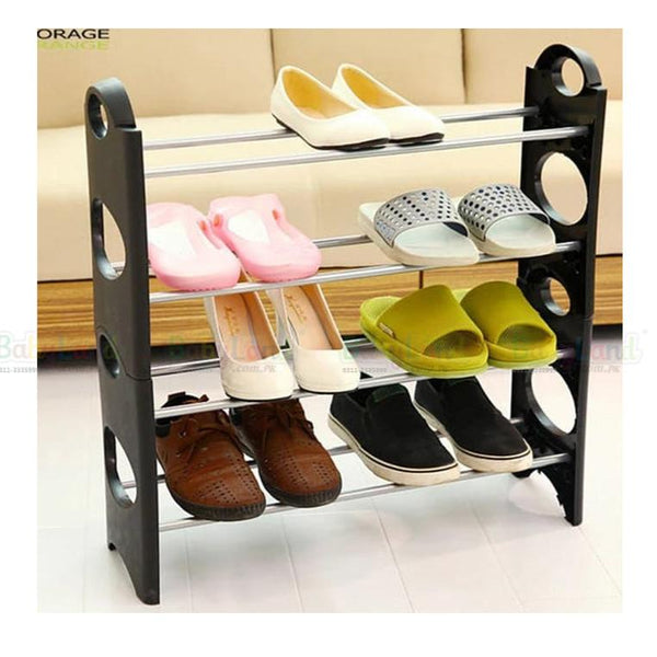 4-Tier Shoe Rack Organizer