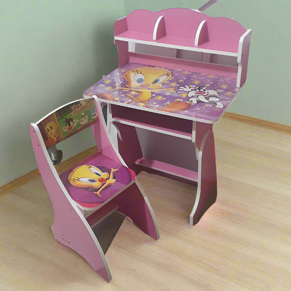 Tweety Themed Kids Study Table