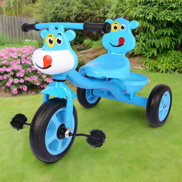 Cartoon Face Kids Tricycle