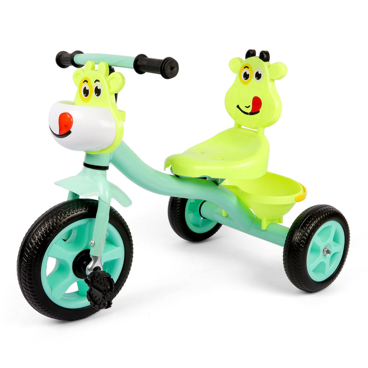 Cartoon Face Kids Tricycle