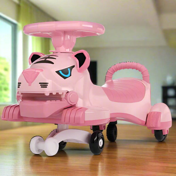 Tiger-Themed Twist Ride-On Car for Kids