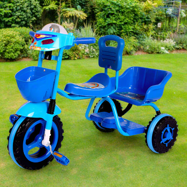 Junior Duo-Ride 2-Seater Tricycle for Kids
