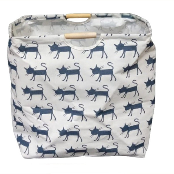 Small Foldable Canvas Storage Basket