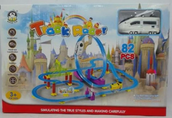 Paradise Roller Coaster Racer Train Track Playset