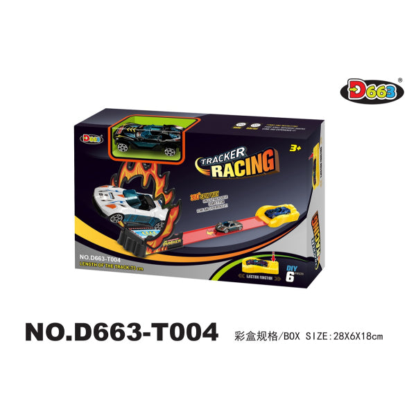 Pull Back Toy Car with Race Track
