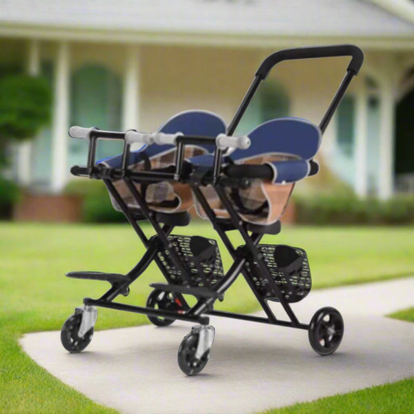 Compact Twin Baby Stroller