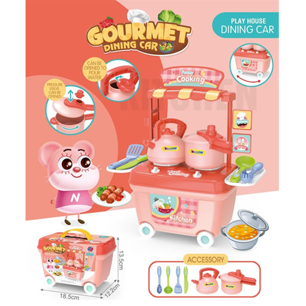 Pretend Play Gourmet Dining Car