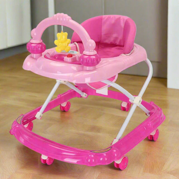 Buy Musical Foldable Baby Walker - Pink