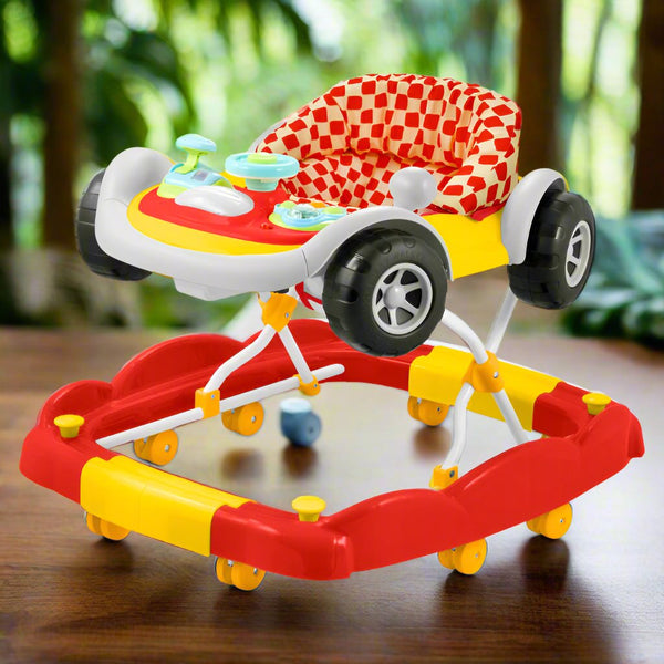 Premium Race Car Baby Walker & Rocker - Made in Taiwan