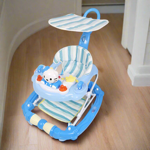 Junior Baby Walker with Jumper and Canopy 2-in-1