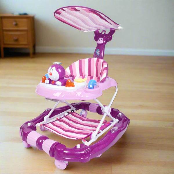 Junior Baby Walker with Jumper and Canopy 2-in-1