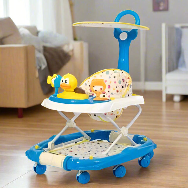 Multifunction Baby Walker with Jumper and Canopy 2-in-1