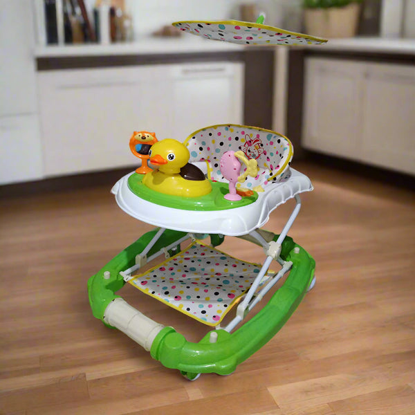 Junior Baby Walker with Jumper and Canopy 2-in-1