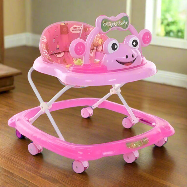 Junior Foldable Baby Walker - Pink
