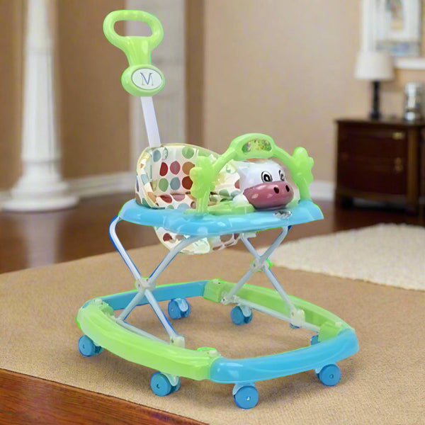 Cute Baby Walker with Parent Handle