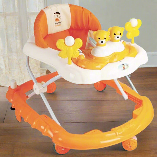 Foldable Musical Activity Walker - Orange