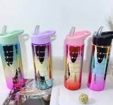 Metallic Neon Colored Water Bottle