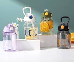 Sports Water Bottle with Straw 1100ml