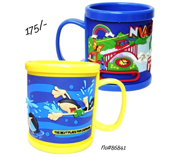 Cartoon Printed Embossed Mug