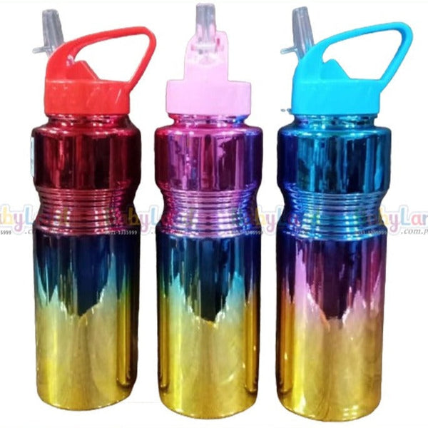 Stainless Steel Rainbow Blue Water Bottle