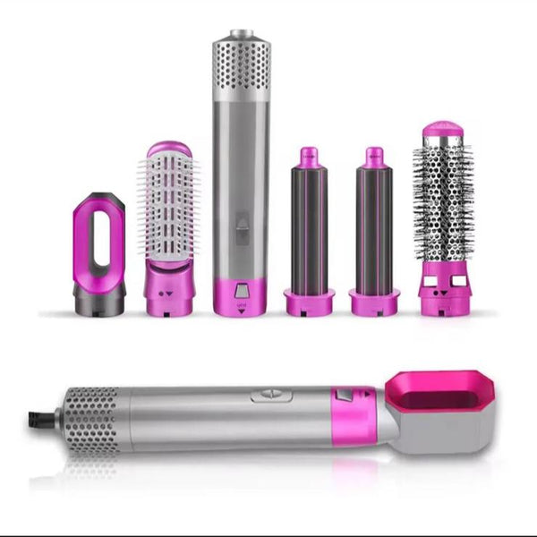 Multi-Function 5-in-1 Hair Styler – Straightener, Dryer & Combs