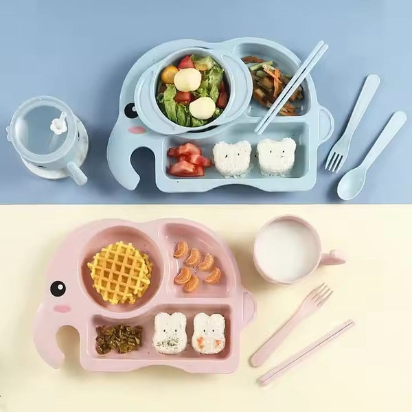 Elephant Children Tableware Set - 6 Pcs/Set
