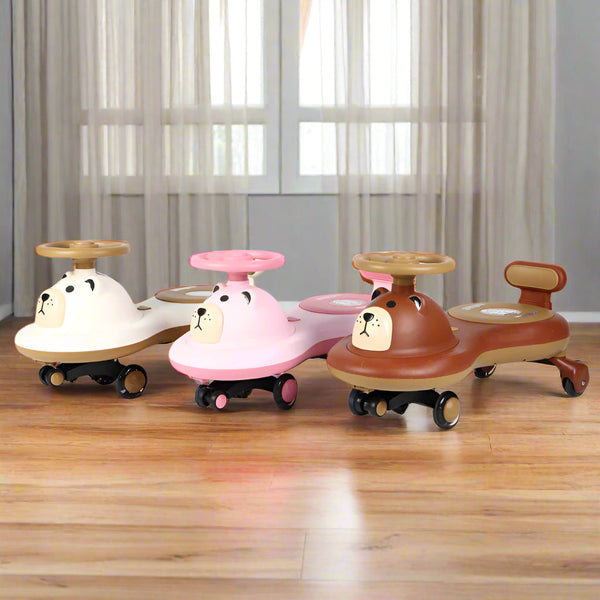 Cute Bear Ride-On Twist Car