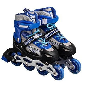 Kids Inline Skate Shoes with Light-Up Wheels – Small Size