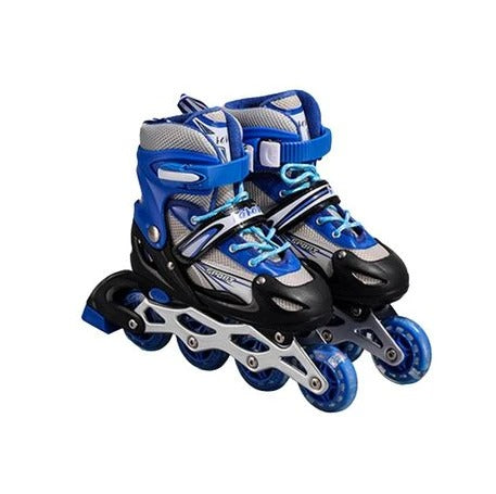 Kids Inline Skate Shoes with Light-Up Wheels – Medium Size
