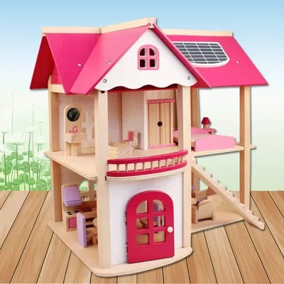 Wooden Doll House Toy
